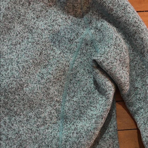 EUC Patagonia Seafoam Green Fleece Pullover - Picture 8 of 10